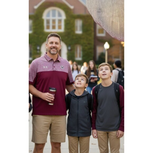 Under Armour HeatGear Short Sleeve Polo Boston College - Picture 1 of 6